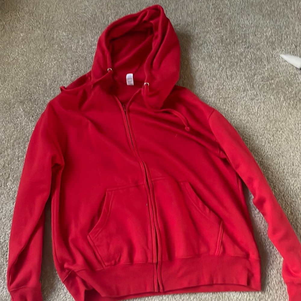 A Large Red Sweater With A Design By Smart Blanks - image 1